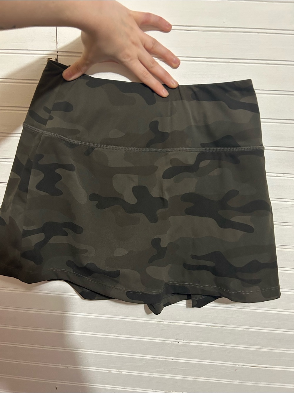 Women's Camo Skort with Built-In Shorts - Olive Camo